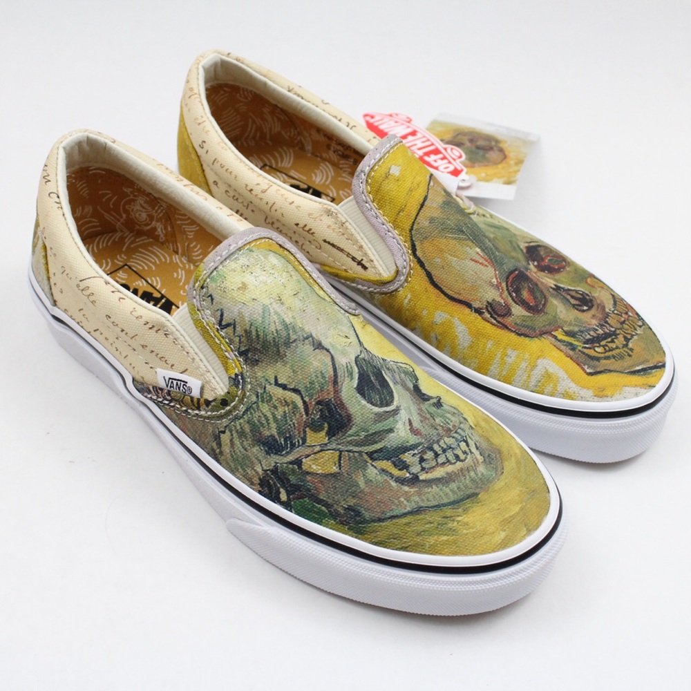 Vans Vincent Van Gogh Skull Classic Slip On - Picture 2 of 5